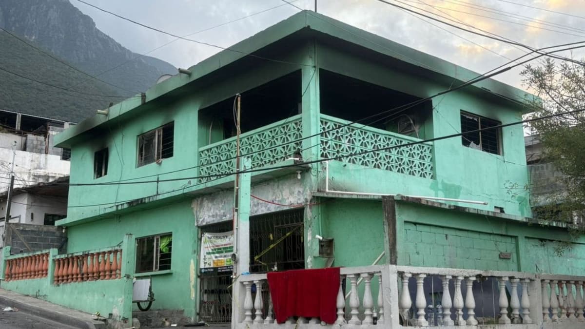 Fallecen gemelos de cuatro años durante incendio de su casa en Monterrey, Nuevo León