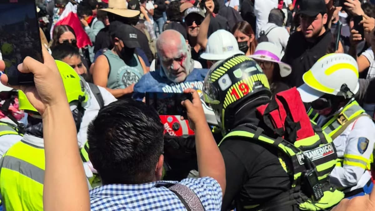 Video: Marcha de la Generación Z se sale de control; granaderos repelen al contigente y dejan varios heridos en CDMX