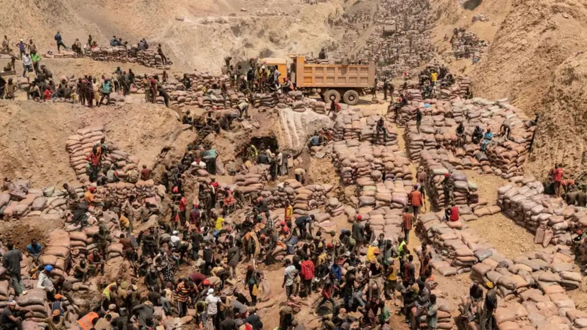 Video: Mina de cobalto se derrumba y deja al menos 32 trabajadores sin vida en República del Congo