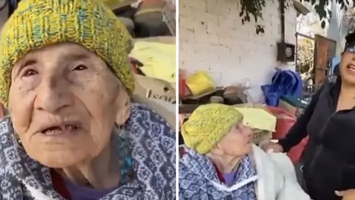 Video: Mujer de 103 años de edad es desalojada por su propio hijo en Tehuacán, Puebla