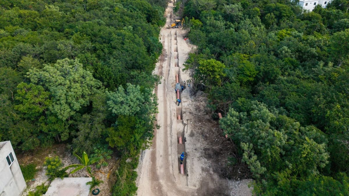 Con una inversión superior a 13 MDP, Aguakan fortalece y moderniza red de alcantarillado en Puerto Morelos