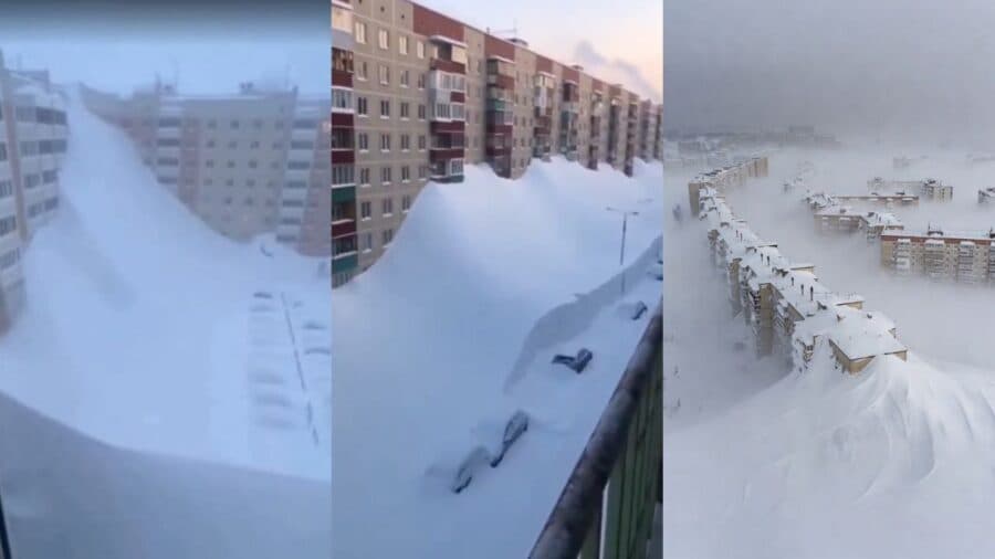 Video: Nevadas históricas en Kamchatka, Rusia, dejan dos muertos y paralizan la región