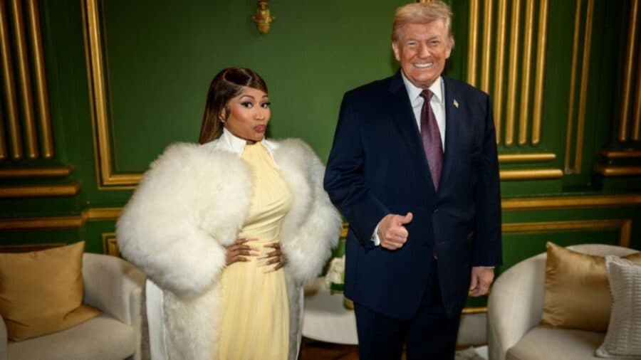 Video: Cantante Nicki Minaj se declara fan número uno de Donald Trump en Washington; fans la critican