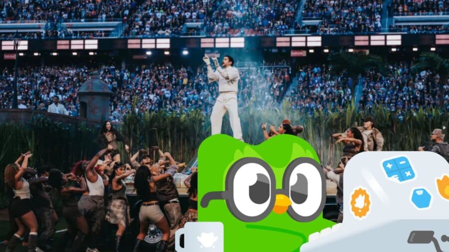 Registra Duolingo un aumento del 35% de alumnos de español tras actuación de Bad Bunny en el Super Bowl