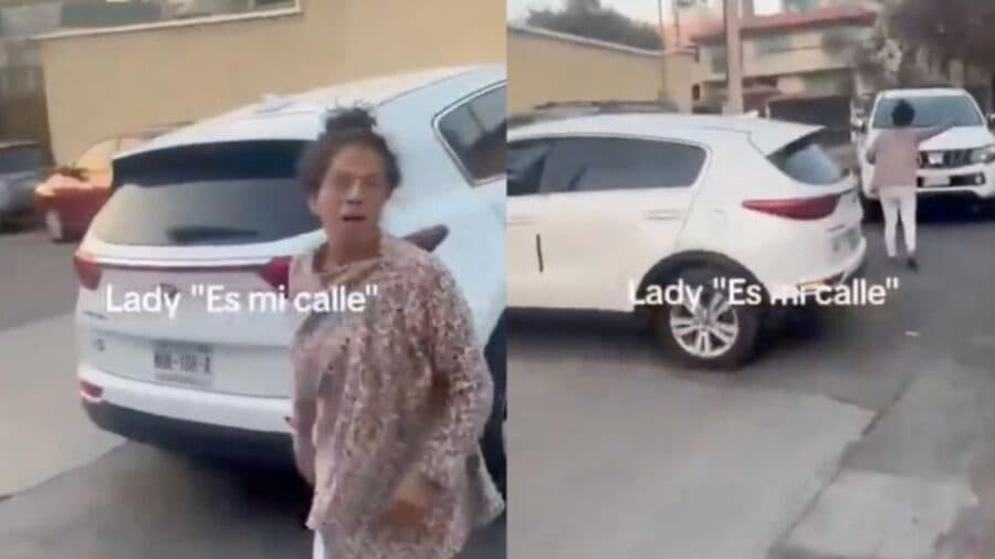Surge "Lady es mi calle", mujer que dice estar harta de que vehículos pasen frente a su casa en Naucalpan, Edomex
