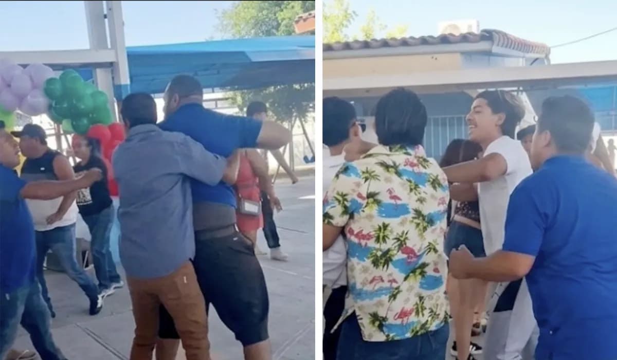Video: Cancelan festival en kínder tras pelea entre padres en Nuevo León
