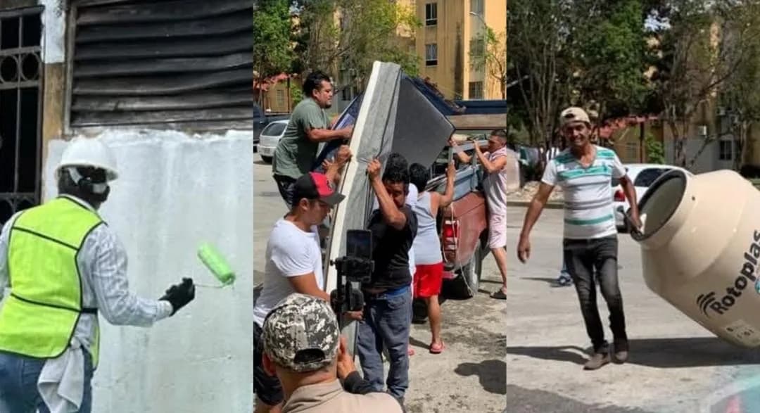 Vecinos de Cancún apoyan a familia tras muerte de madre e hijo en incendio