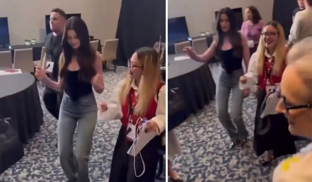 Video: Anne Hathaway baila "Cómo te voy a olvidar" de Los Ángeles Azules