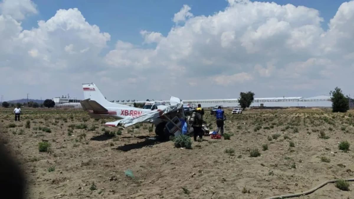 Video: Avioneta se desploma y mueren tres personas en Huejotzingo, Puebla