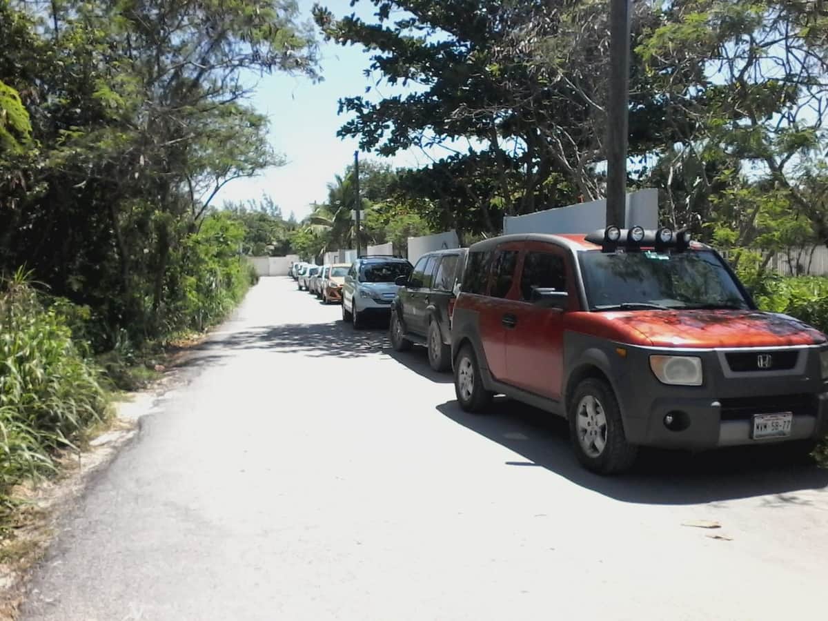 Caos Vial en Xcalacoco