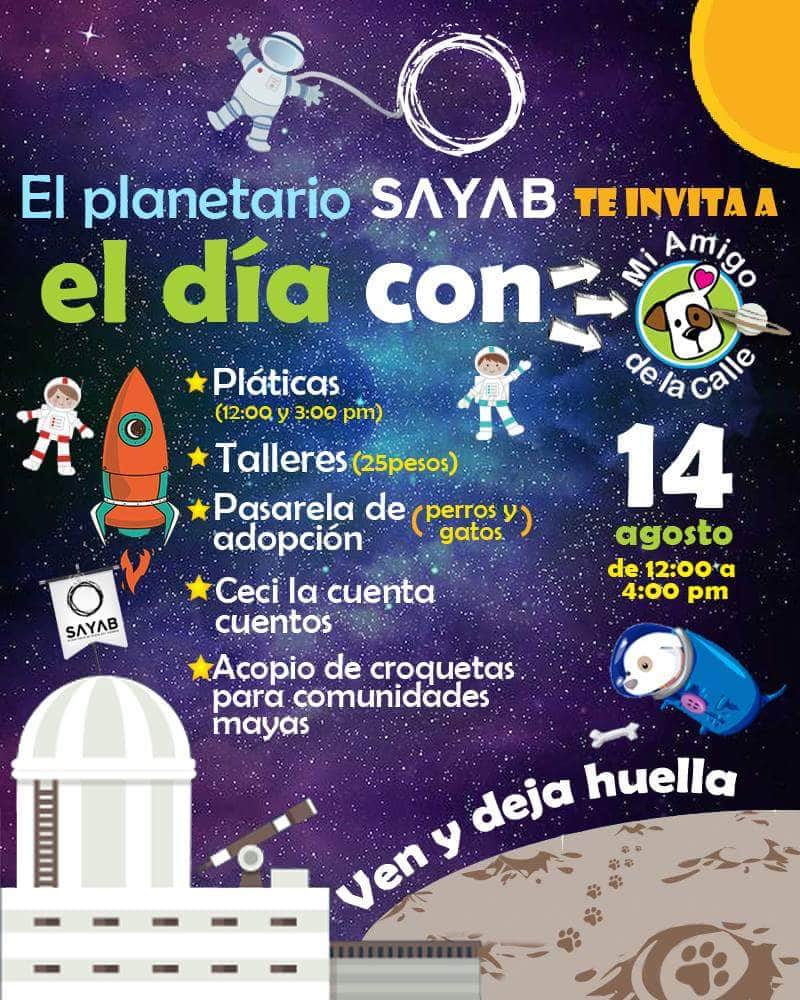 Une esfuerzos "Mi Amigo de la Calle" con Planetario Sayab