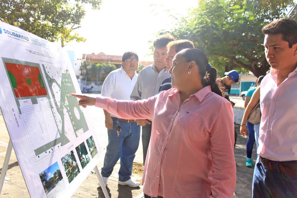 SUPERVISA CRISTINA TORRES ESTADO DE VIALIDADES Y PARQUES PÚBLICOS