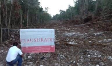 CLAUSURA PROFEPA PREDIO EN LA RUTA DE LOS CENOTES