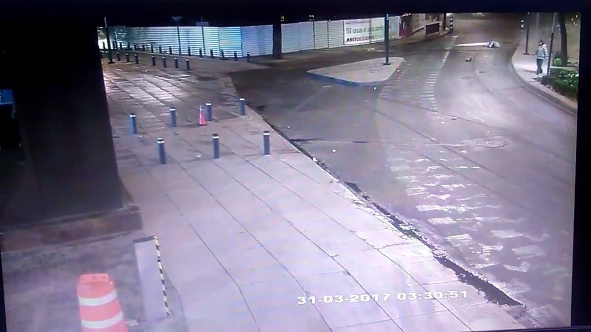 ¡Video inédito del choque en Reforma!