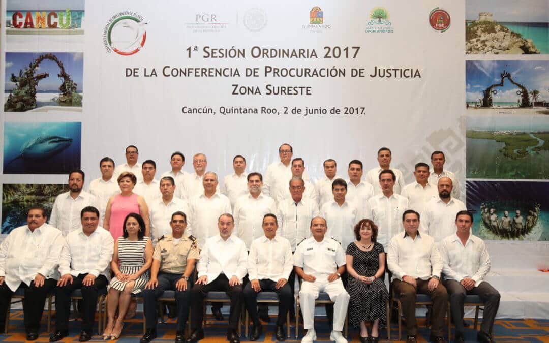 Carlos Joaquín asiste a la Conferencia de Procuradores de Justicia, Zona Sureste