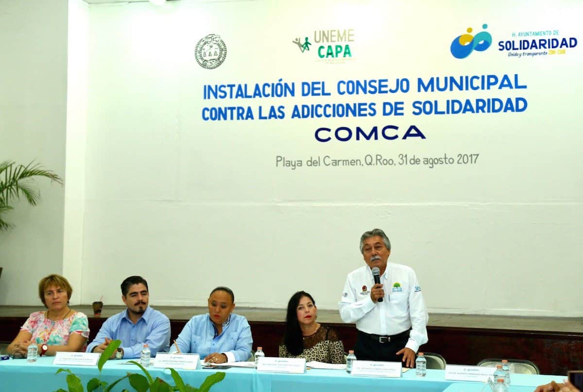 Gobierno de Solidaridad trabaja para prevenir y atender adicciones