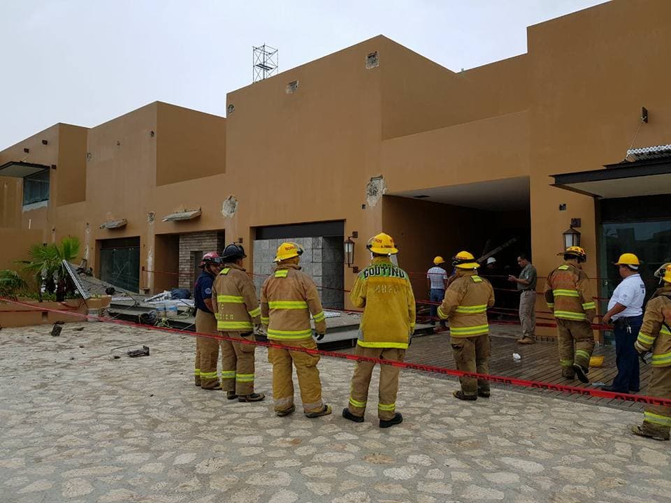Registran derrumbe en construcción del nuevo hotel Xcaret
