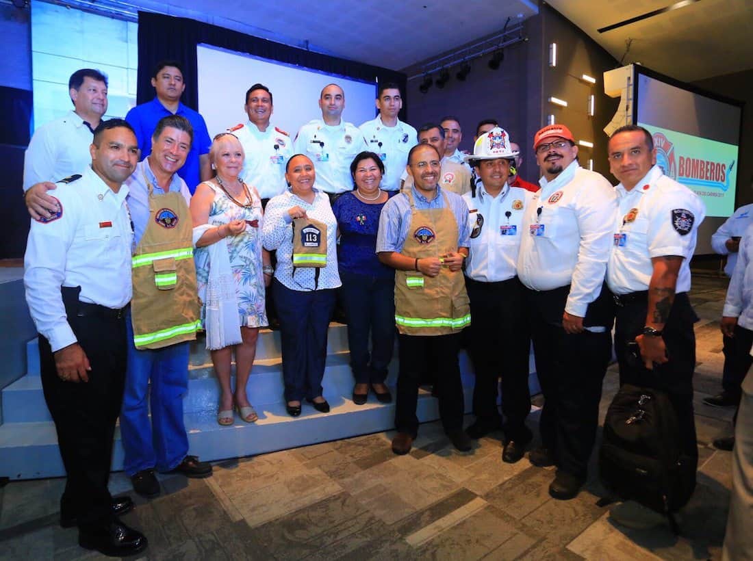 Inauguran XIV Academia de Bomberos en Solidaridad