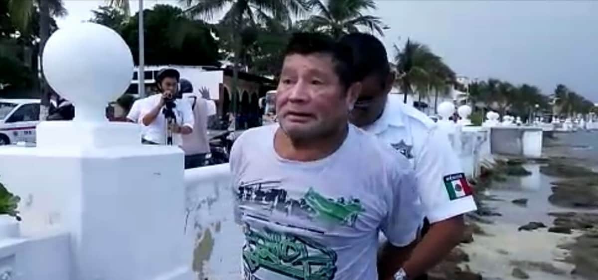 "Pescan" a pescador furtivo con tres costales de caracol rosado