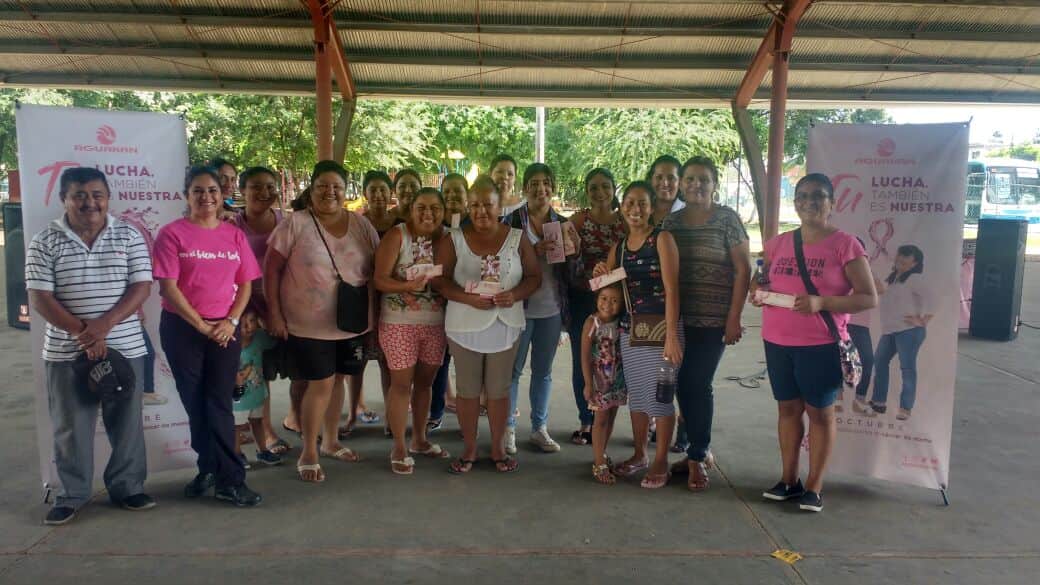 Promueve Aguakan jornadas para detección y atención del cáncer de mama