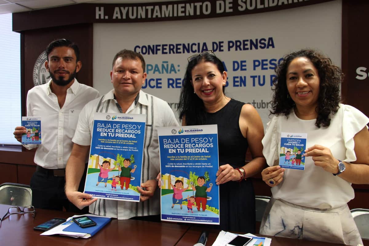 Lanzan campaña "Baja de peso y reduce recargos a tu predial"
