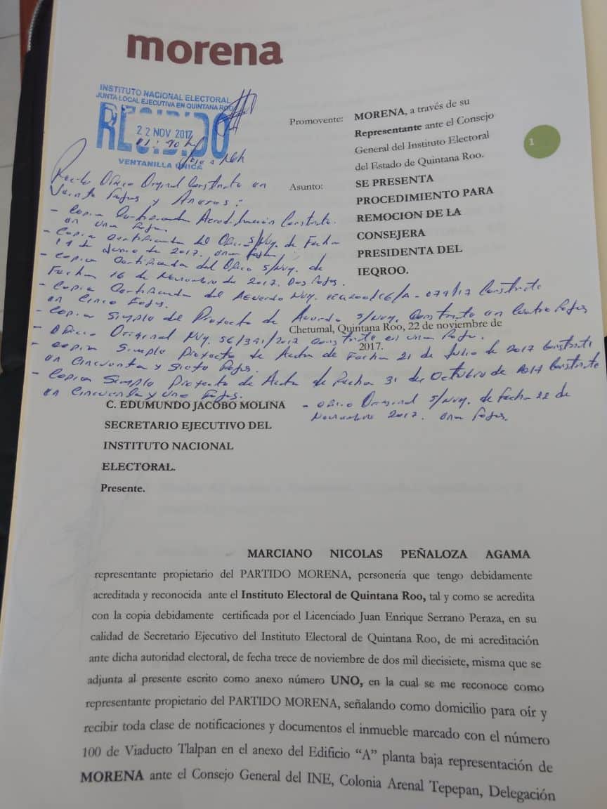 Pide Morena cabeza de Mayra San Román