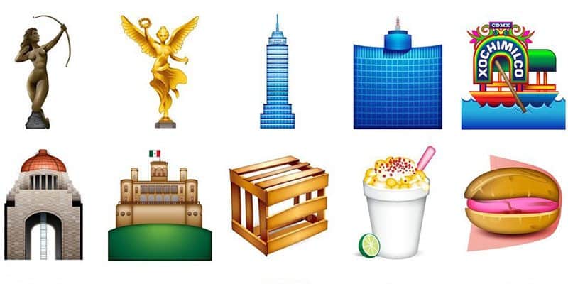 Tacos al pastor, 'guajolotas' y esquites, son algunos de los nuevos emojis de la CDMX