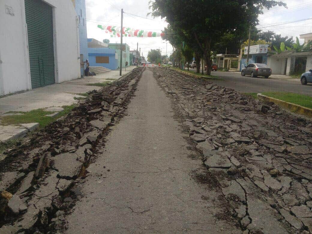 Rehabilitarán calles de Chetumal