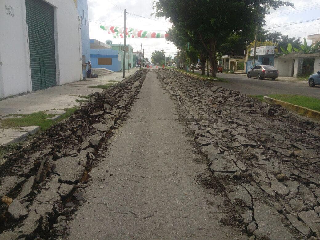 Rehabilitarán calles de Chetumal