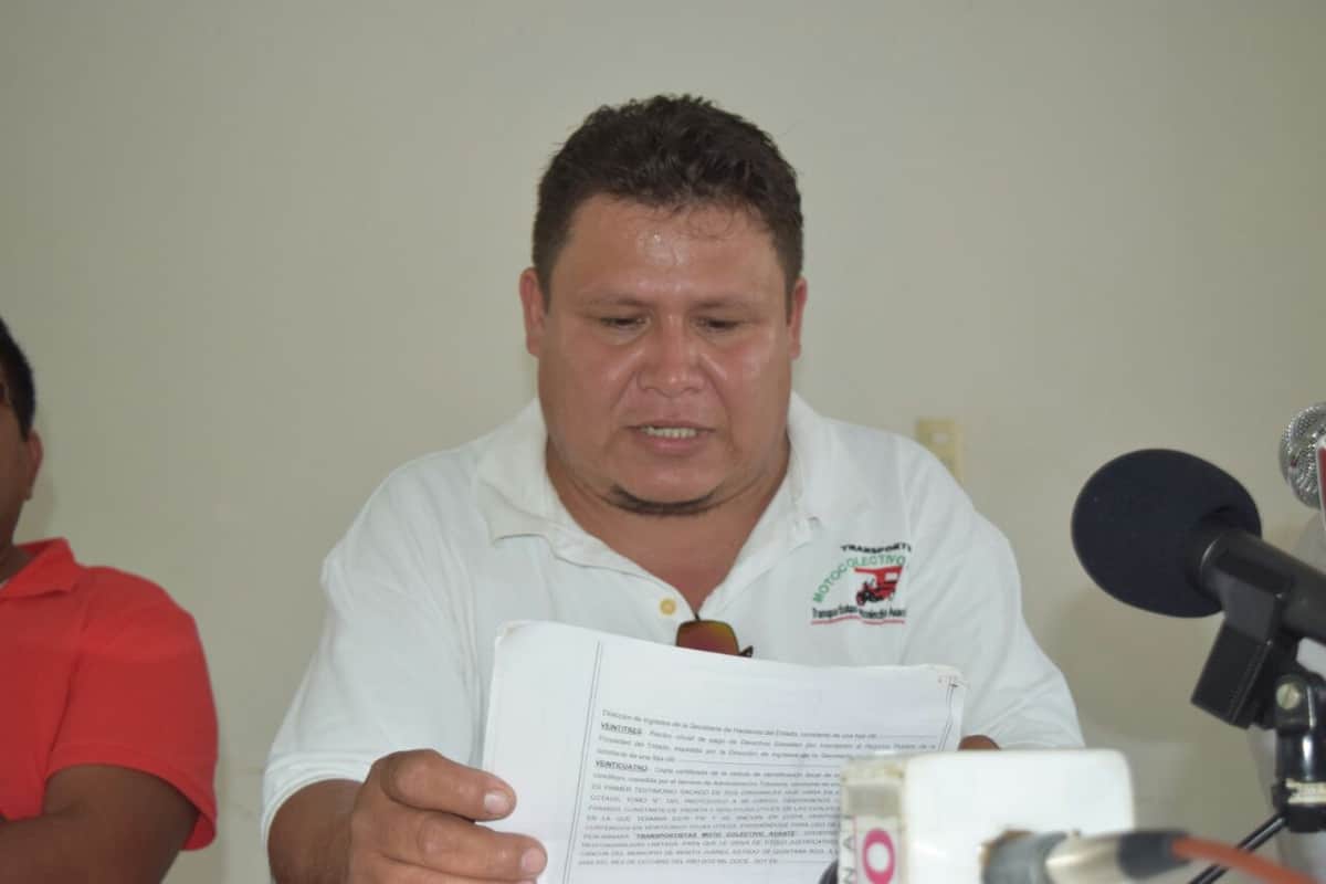 Piden mototaxis orden en su gremio