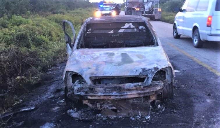 Persona muere calcinada en la zona maya