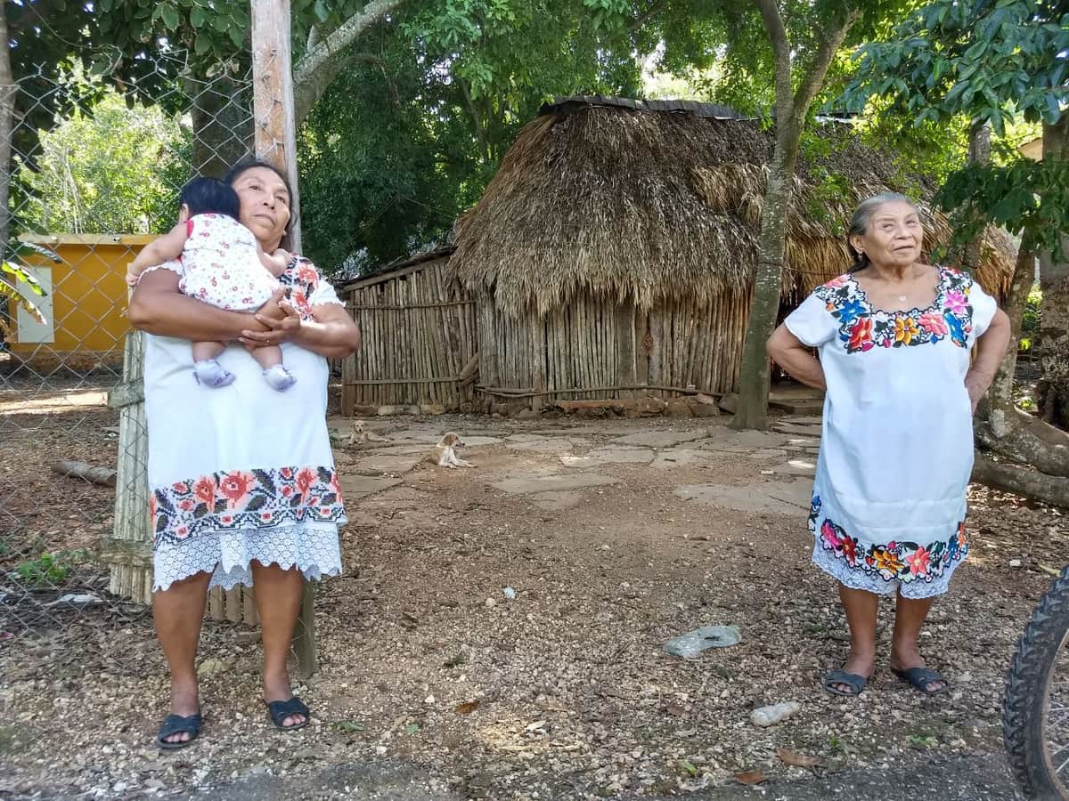 Pasan frío en la zona maya