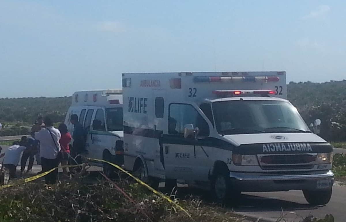 Muere turista en choque en Cozumel