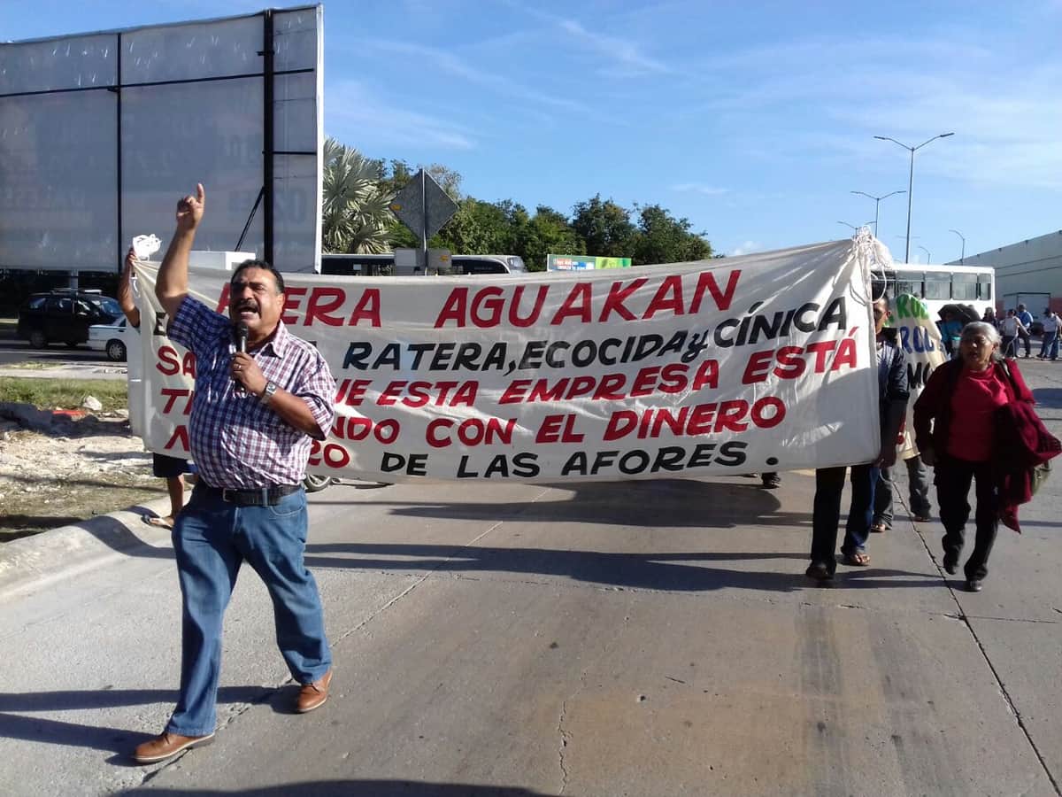 Estamos indignados con Aguakan: Marciano Toledo