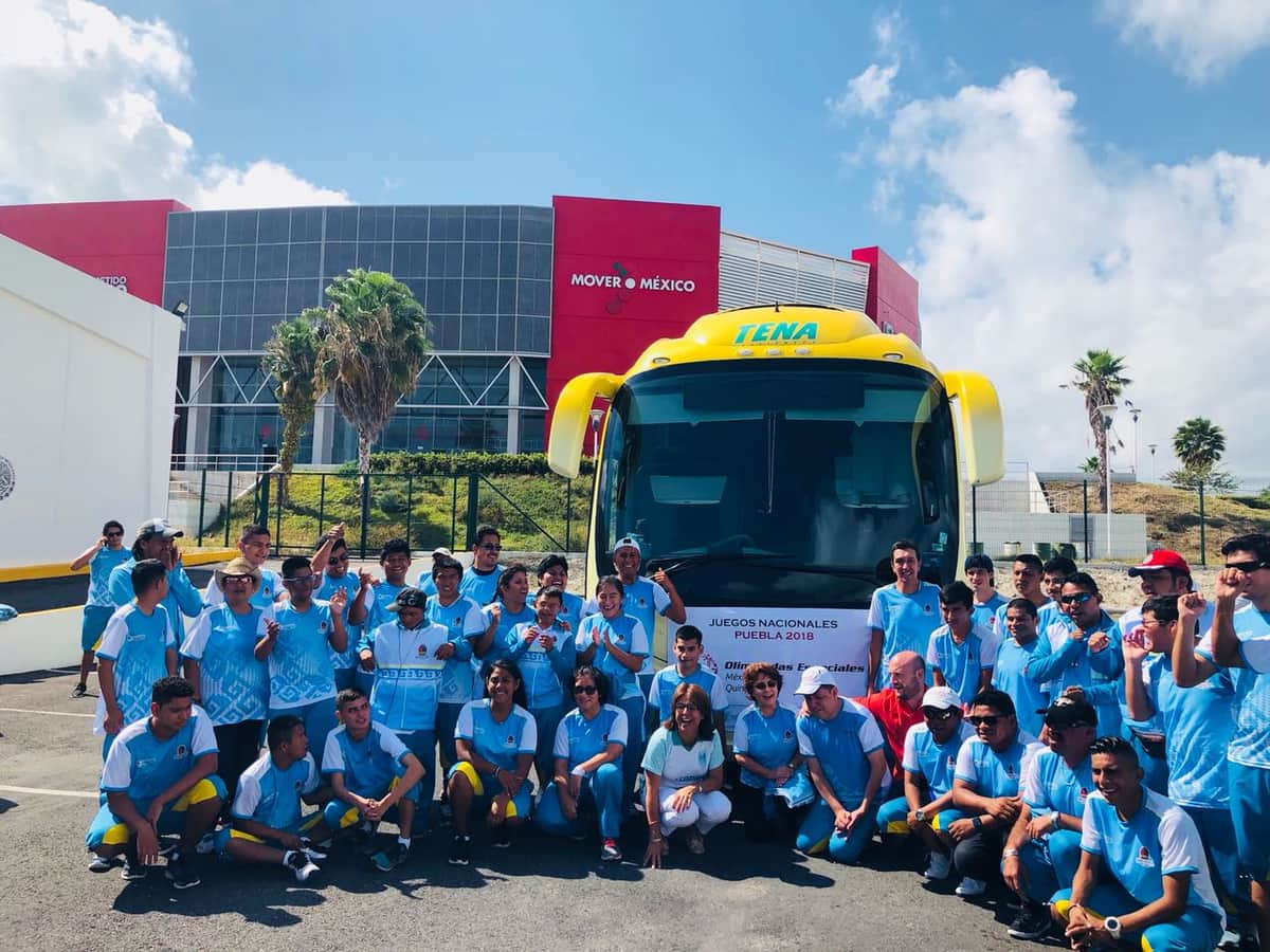 Viajan atletas quintanarroenses al Nacional de Olimpiadas Especiales