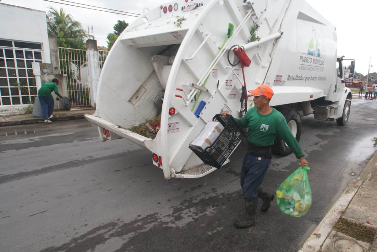 Suma Gobierno de Puerto Morelos unidades y rutas para la recolección de basura
