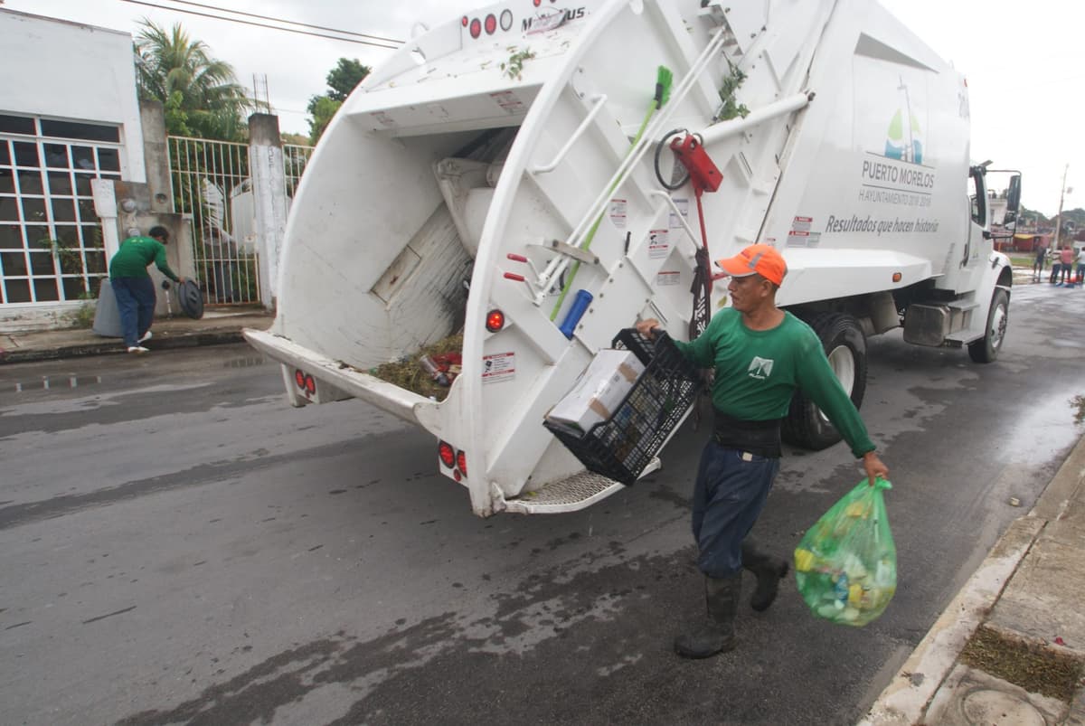Suma Gobierno de Puerto Morelos unidades y rutas para la recolección de basura