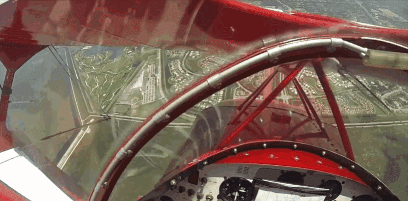 Milagrosa reacción de un piloto cuando se detiene el motor de su avión