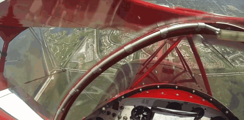 Milagrosa reacción de un piloto cuando se detiene el motor de su avión