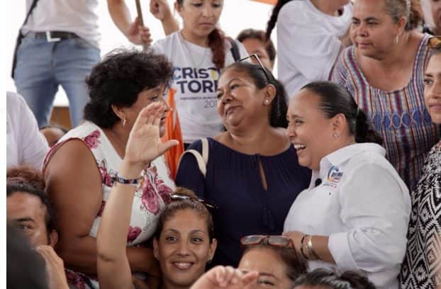 Mi gobierno seguirá trabajando para mejorar la calidad de vida de las familias: Cristina Torres