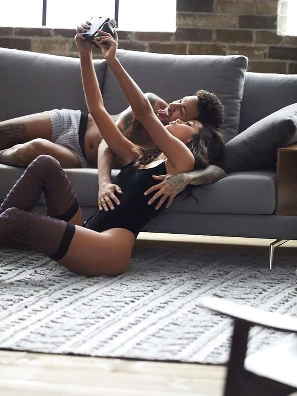 Neymar y su novia celebran el Día de los Enamorados en Brasil