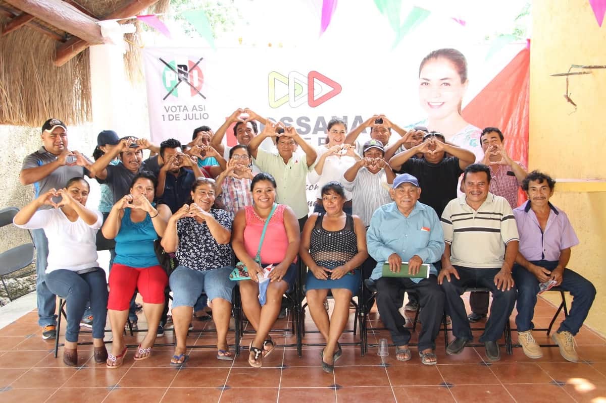 Perredistas se suman a campaña de Rossana Romero en José María Morelos