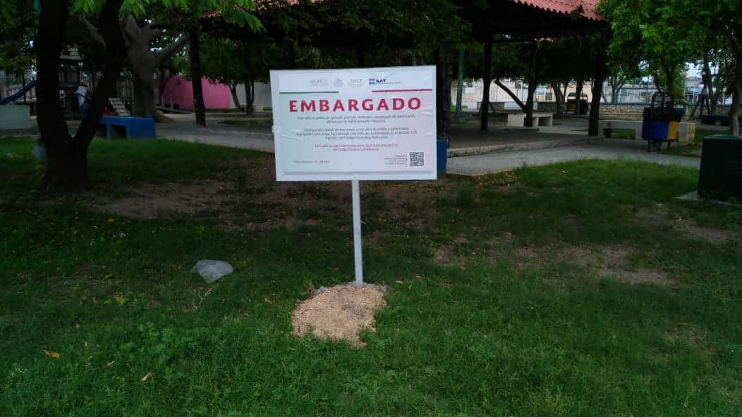 Embargó SAT predios municipales por error en Playa del Carmen