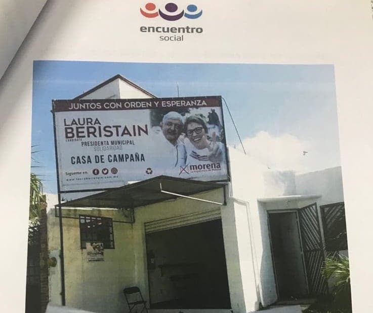 Confunde Laura Beristain al electorado; deberá retirar imagen de AMLO