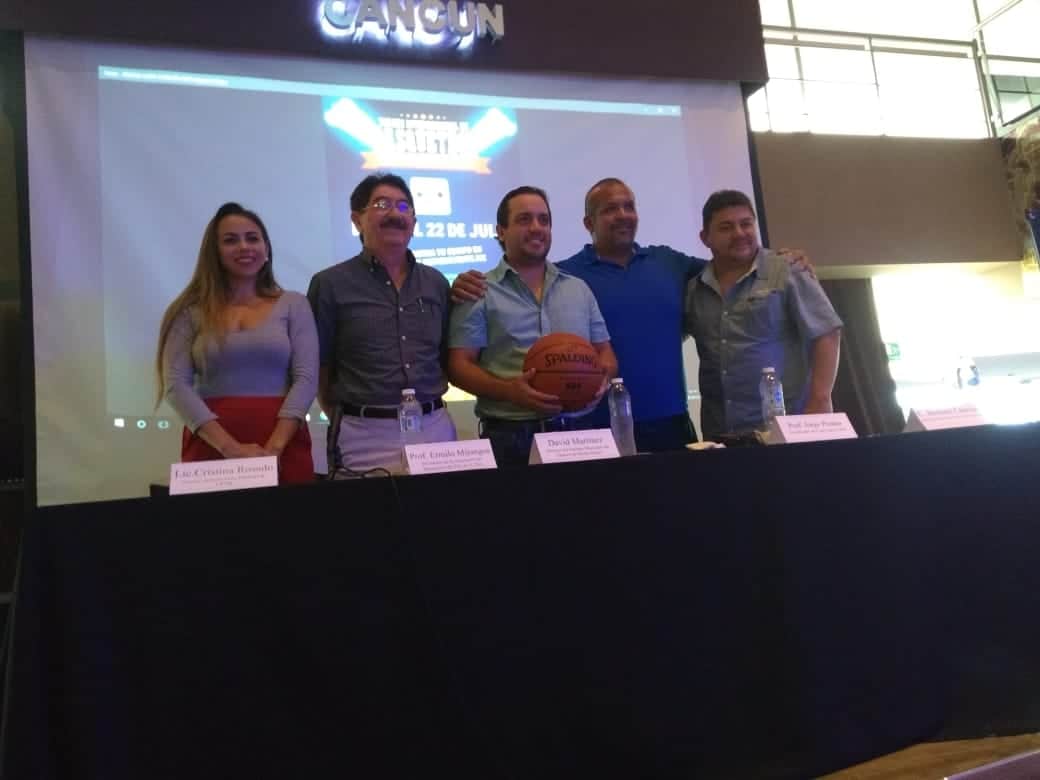Anuncian la VI Copa Cancún de básquetbol Internacional 2018