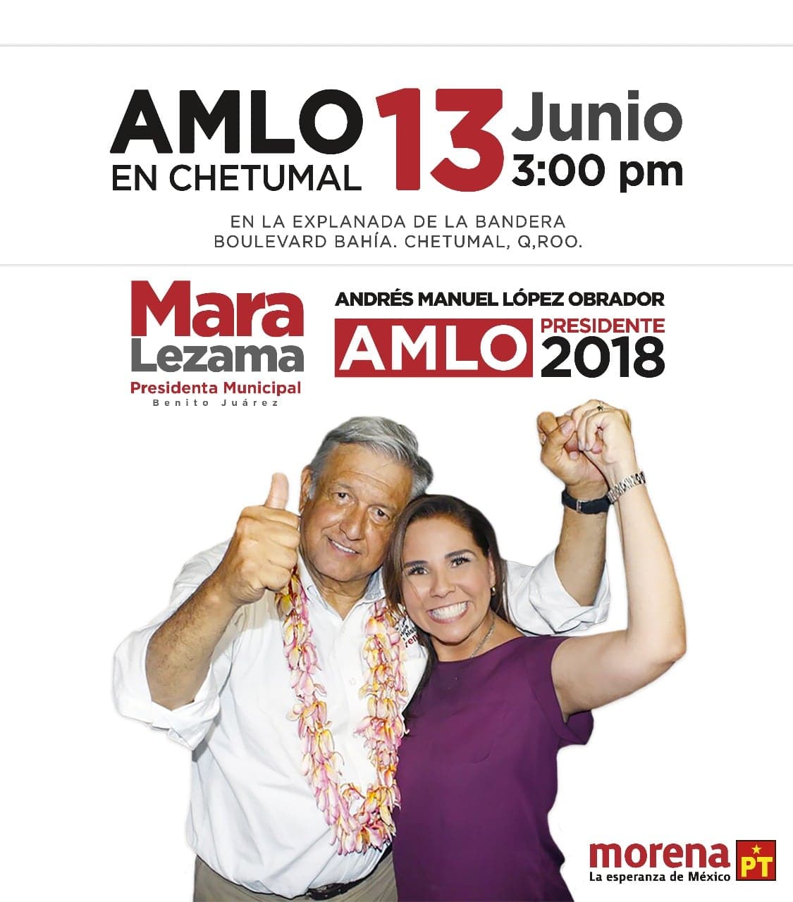 Viola Morena ley electoral; no retirará imagen de AMLO