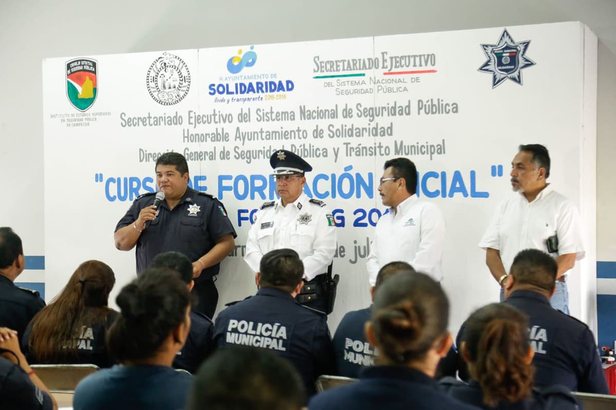 Incrementa Solidaridad 46% cursos de capacitación a policías en 2018