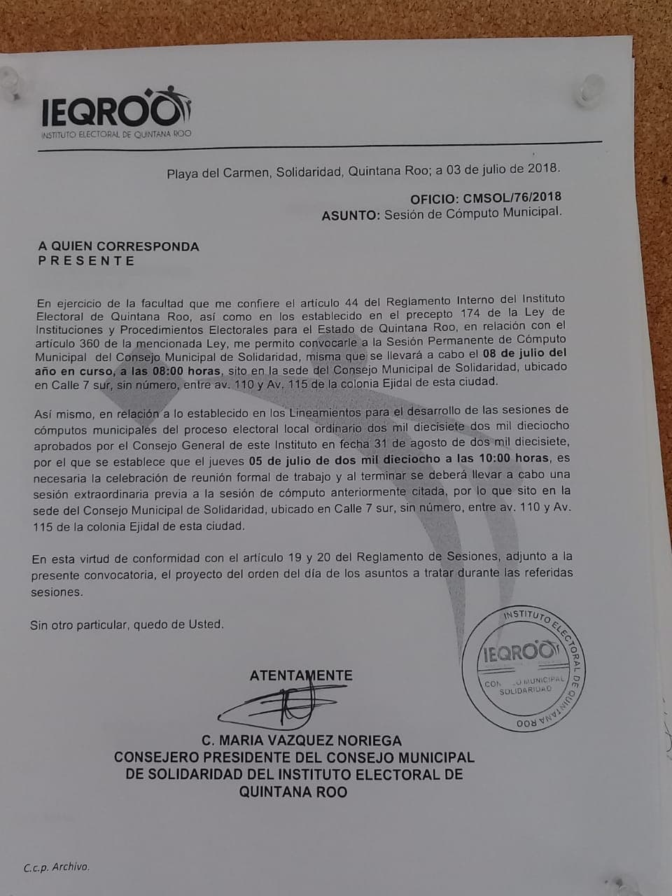 Abrirán 201 de los 324 paquetes electorales de Solidaridad