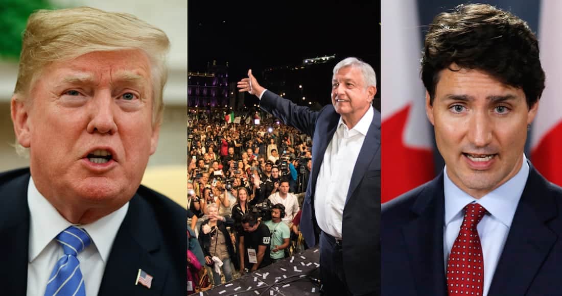 AMLO invitará a Trump y a Trudeau a México
