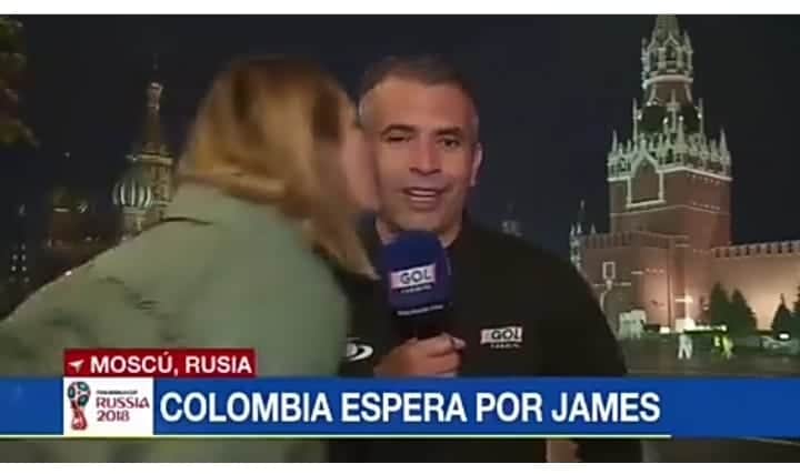 Ahora reportero colombiano sufre acoso en vivo